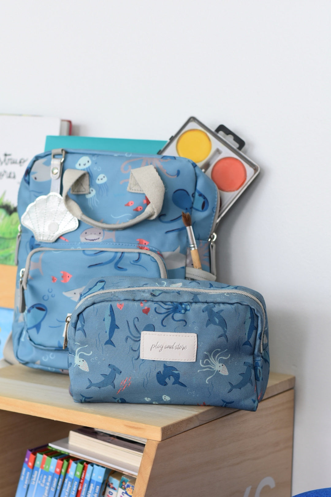 Mini backpack Sharks