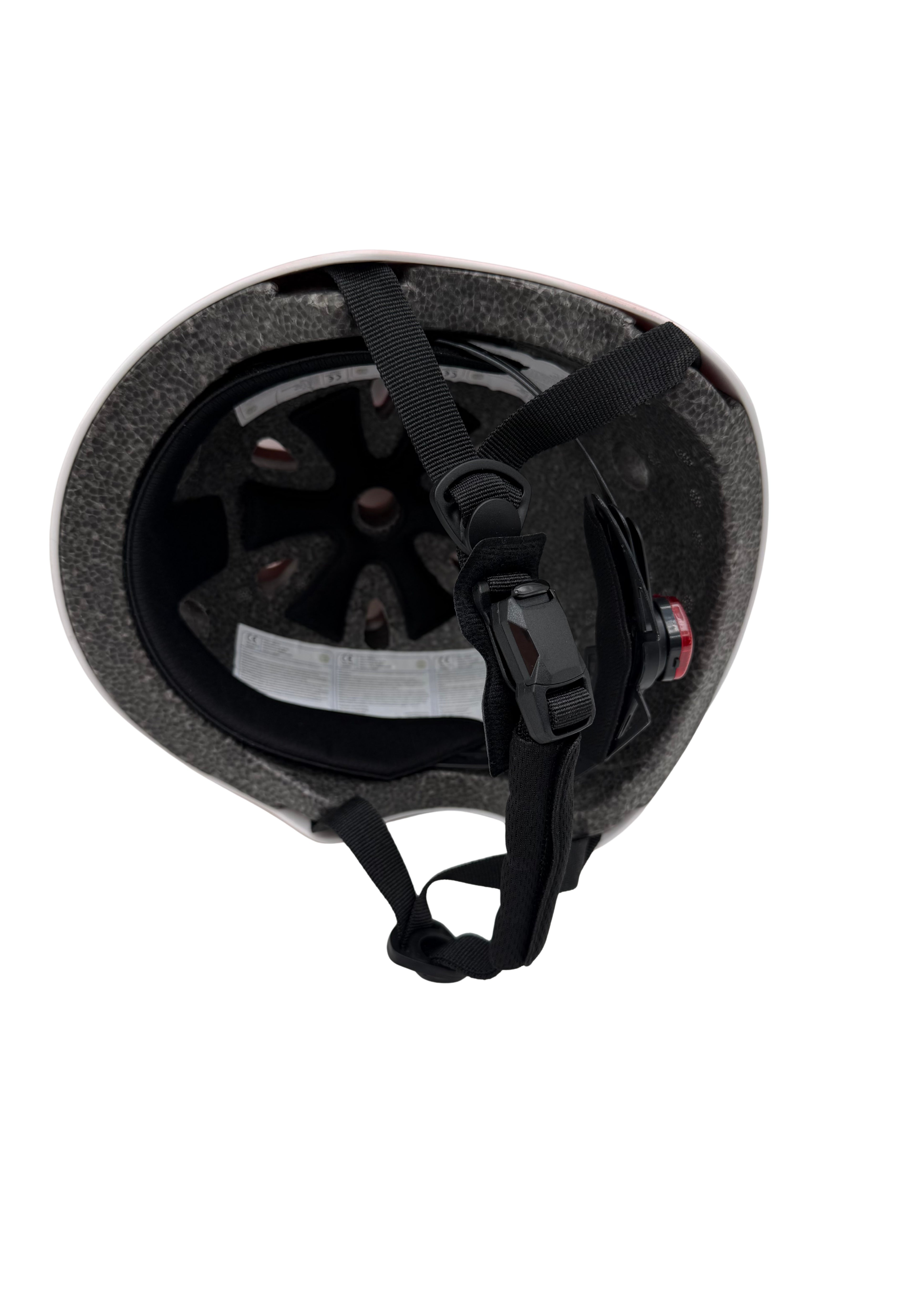 Casco con luz Azul