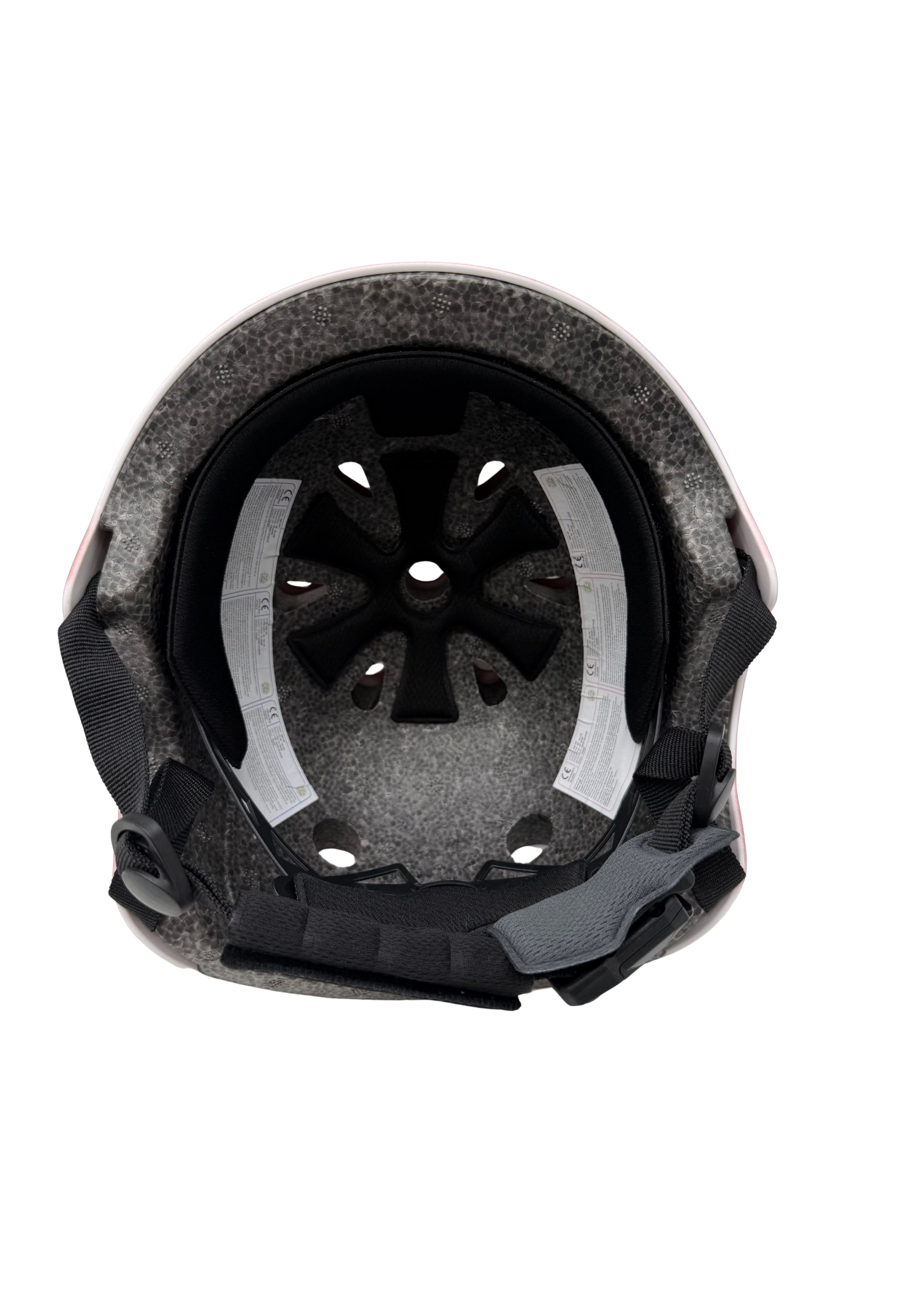 Casco con luz Azul